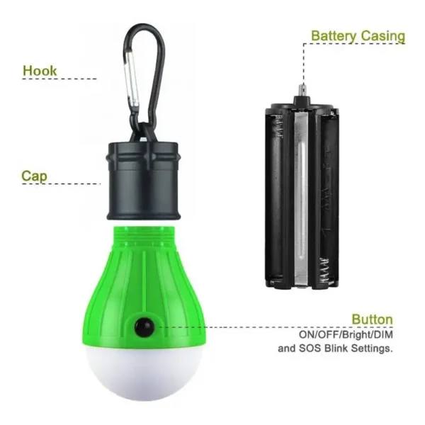 Camping Lantern Outdoor Light Battery - Image 4