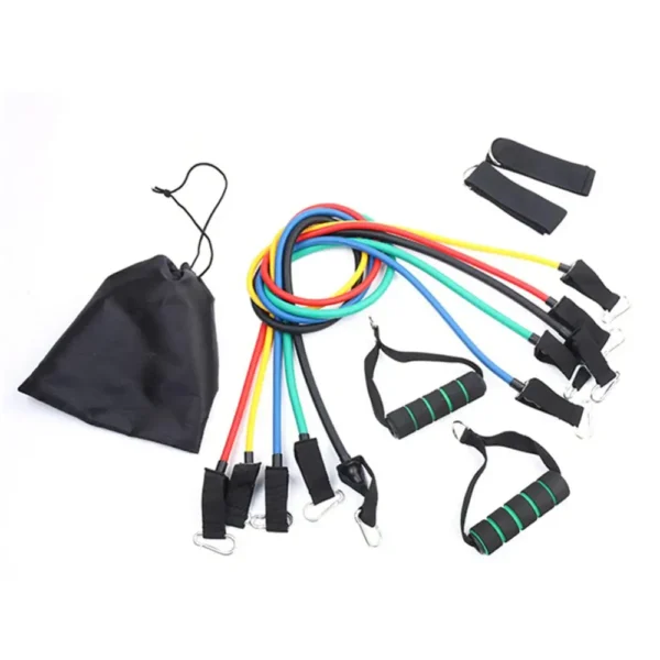 11Pcs Latex Nylon Durable Resistance Bands - Image 3