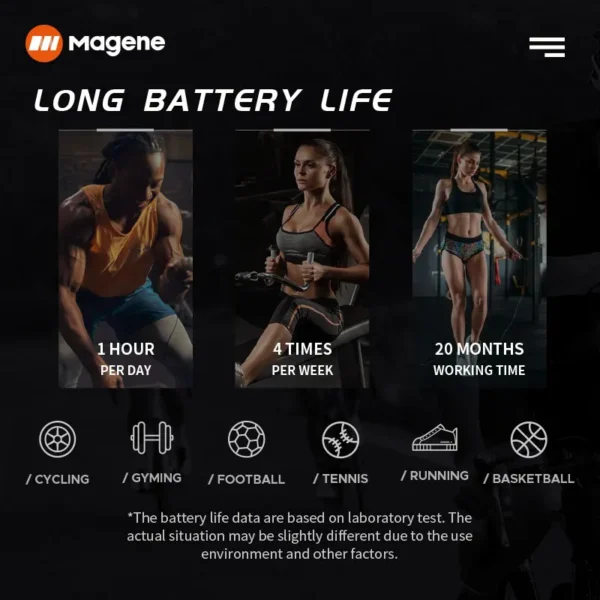 Magene Mover H64 Heart Rate Sensor Dual Mode ANT Bluetooth - Image 6