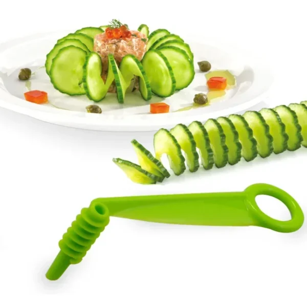 1pc Manual Spiral Screw Slicer - Image 2