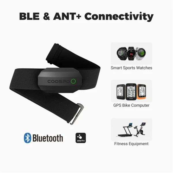 COOSPO H808S Heart Rate Sensor Dual Mode ANT Bluetooth - Image 2