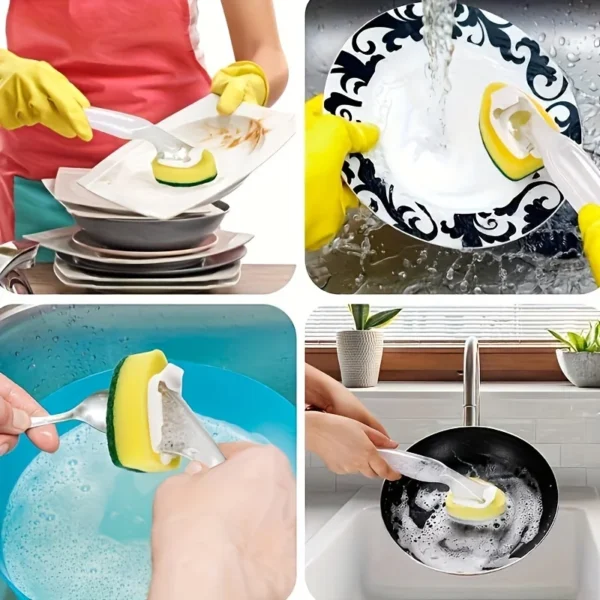 1pc Multi-functional Kitchen Cleaning Brush - Image 5